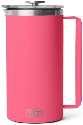 YETI Rambler 64 oz. French Press Coffee Maker, Tropical Pink