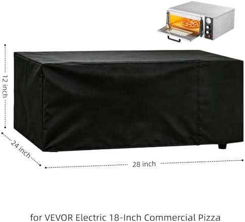 28 Inch Pizza Oven Cover for VEVOR 18-Inch Commercial Pizza Oven Tabletop