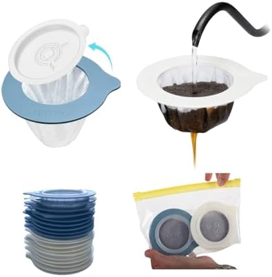 30Pcs Portable Pour Over Coffee Dripper Reusable Coffee Filters Pour Over Coffee Maker for Camping Coffee Travel Coffee Maker Single Serve coffee