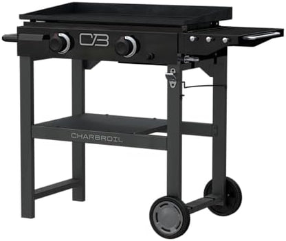 Charbroil 28" Performance Series 2-Burner Propane Gas Griddle with Cart, Black - 463459924