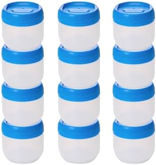 humangear STAX Stackable Containers, Small Mid, Clear/Blue