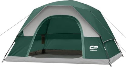 CAMPROS CP Tents for Camping 2/4/6 Person, Waterproof Windproof Dome Tent