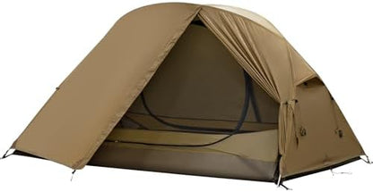 MC TOMOUNT Backpacking Tent Ultralight Nylon 1-2 Person Camping Tent