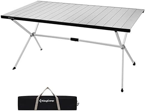 KingCamp Large 47" Folding Camping Table, Lightweight Outdoor Table 176 Lbs