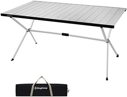KingCamp Large 47" Folding Camping Table, Lightweight Outdoor Table 176 Lbs