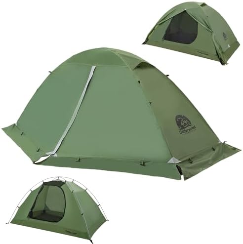 1/2 Person 4 Season Backpacking Tent, Lightweight Waterproof Winter Tent