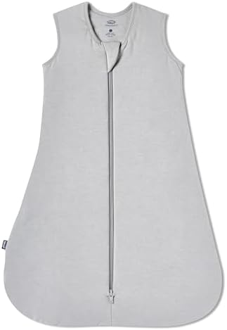 HALO SuperSoft Bamboo Wearable Blanket 1.5 TOG – Buttery Soft, Plush Baby Sleep Sack for Newborns, Infants & Toddlers, Hip-Healthy Design, Machine Washable, 12 – 18 Months, Large, Storm Grey