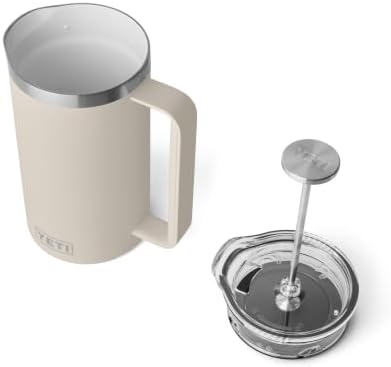 YETI Rambler 34 oz. French Press Coffee Maker, Cape Taupe