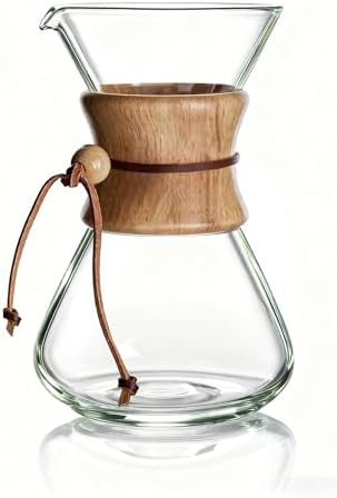 AGOGO Pour Over Coffee Maker Set, 28oz Slim Style, 304 Stainless Filter