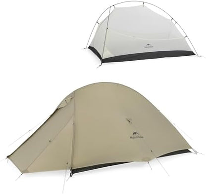 Naturehike Cloud-Up 2 Person Tent Lightweight Backpacking Tent with Footprint - Free Standing Ultralight Camping Hiking Backpack Tents Two Person Tent