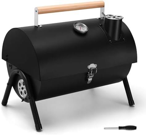 Leonyo Portable Charcoal Grills Outdoor, Small BBQ Grill Charcoal Tabletop