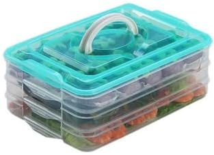 Stackable Carrier Snack Cookie Meat Bacon Charcuterie Container