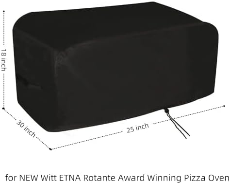 Pizza Oven Cover for NEW WITT ETNA Rotante Award Winning Pizza Oven