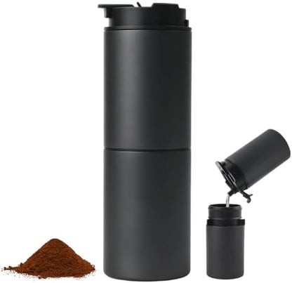 ShanSon Portable Coffee Maker with 38 Adjustable Grind Pour-Over Dripper