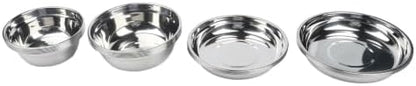 Stainless Steel Camping Plate Set 20Pc Lightweight