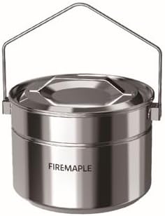 Firemaple Antarcti 1.8L Stainless Steel Pot Food Grade SUS304 Camping Pot