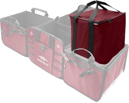 Car Cooler Bag for Trunk Organizer, Cherry