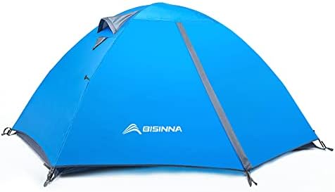 BISINNA 2/4 Person Camping Tent Lightweight Waterproof Backpacking Tent