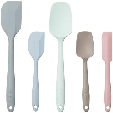 Cuisinart High Heat Resistant Silicone Spatulas, Set of 5, Multicolor, CTG-00-5SP