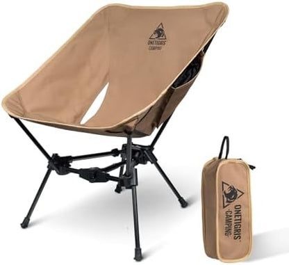 ONETIGRIS Tigerblade Camping Chair, Lightweight Folding Backpacking Hiking Chair, Compact Portable 330 lbs Capacity