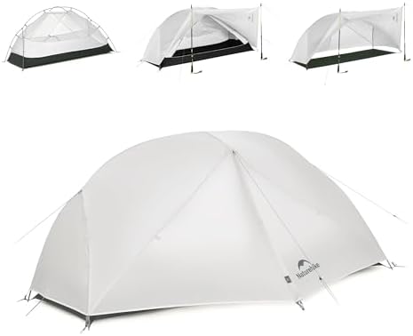 Naturehike Mongar Upgraded 1/2/3 Person Backpacking Tent,Waterproof Lightweight Camping Tent with Footprint