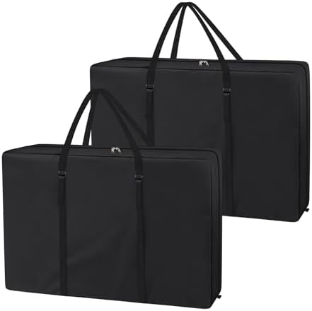 Explore Land Chair Storage Bag for Folding Longue Zero Gravity 2 Pack，Black