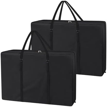 Explore Land Chair Storage Bag for Folding Longue Zero Gravity 2 Pack，Black