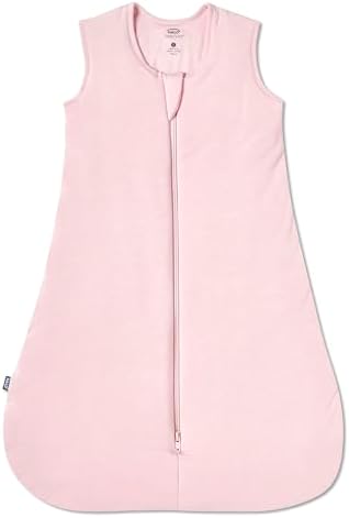 HALO SuperSoft Bamboo Wearable Blanket 1.5 TOG – Buttery Soft, Plush Baby Sleep Sack for Newborns, Infants & Toddlers, Hip-Healthy Design, Machine Washable, 0 – 6 Months, Small, Dusty Pink