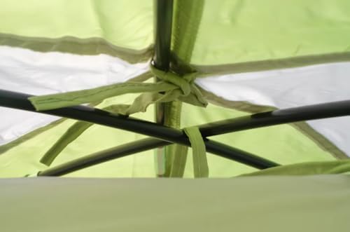 4 - Person Camping Tent, Spacious & Waterproof, Easy Setup for Family Trips, Beach & Backyard Adventures, Blue - Gray Design