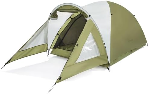 Clostnature Camping Tent with Porch - Waterproof 2 Person Tent for Camping