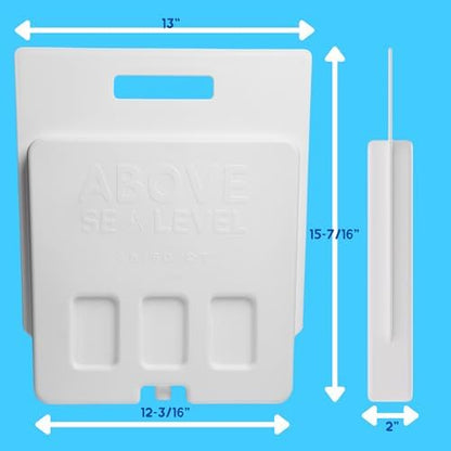 Above Sea Level Ice Pack Divider Compatible with YETI Coolers - Choose Your Size (Tundra Haul, 35/45, 65, Roadie 32, 48/60) - Freeable Cooler Insert for Tundra and Roadie Ice Chests