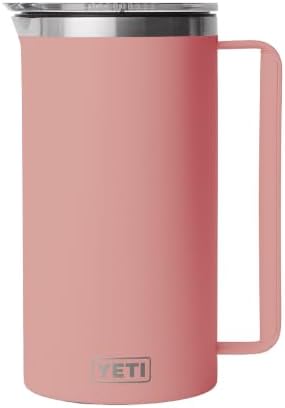 YETI Rambler 64 oz. French Press Coffee Maker, Sandstone Pink