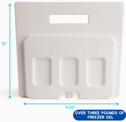Above Sea Level Ice Pack Divider Compatible with YETI Coolers - Choose Your Size (Tundra Haul, 35/45, 65, Roadie 32, 48/60) - Freeable Cooler Insert for Tundra and Roadie Ice Chests