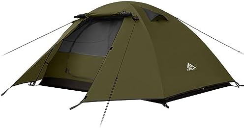 Forceatt Camping Tent 2/3/4 Person, Professional Waterproof & Windproof Lightweight Backpacking Tent Suitable for Outdoor,Hiking,Camping, Mountaineering and Travel