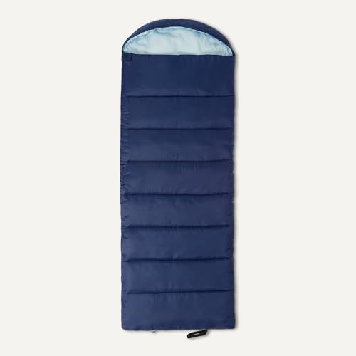 Amazon Basics Sleeping Bags for Adults, Camping Essentials, 3 Season Warm & Cool Weather