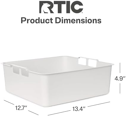 RTIC Ultra-Tough Cooler Dry Goods Basket Tray Insert Accessories Perfect for Organization