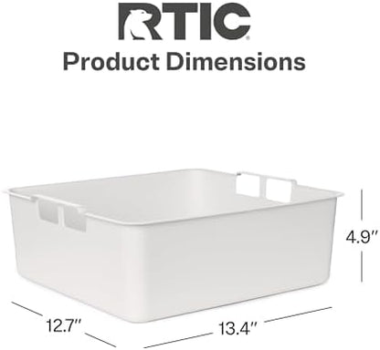 RTIC Ultra-Tough Cooler Dry Goods Basket Tray Insert Accessories Perfect for Organization
