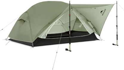 Naturehike Mongar Upgraded 1/2/3 Person Backpacking Tent,Waterproof Lightweight Camping Tent with Footprint
