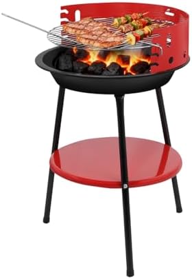 14-Inch Portable Charcoal Grill for Outdoor Cooking, Picnic & Camping