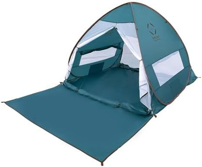S'More 1/2 Person Beach Tent, Lightweight & Easy Set Up Pop up Tent, UFP 30+ Quick Portable Sun Shade Shelter for Beach,Picnic, Backyard, Festival
