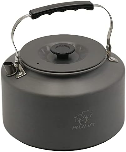 Bulin Camping Kettle, 2.2L Large Portable Stovetop Camp Tea Coffee Pot