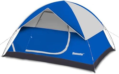 Camping Tent, Waterproof 2/3/4 Person Tents for Camping, Lightweight Easy Set Up Outdoor Hiking Tent Backpacking Tent with Carry Bag, Backpack Tent Suit for Family Beach Hiking Travel