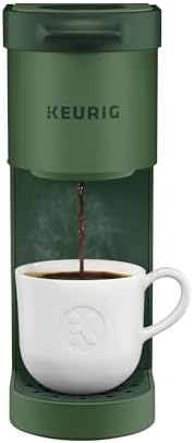 Keurig K-Mini Single Serve K-Cup Pod Coffee Maker, 6 to 12oz Brew size, with Cord Storage, Perfect for Small Spaces, Evergreen