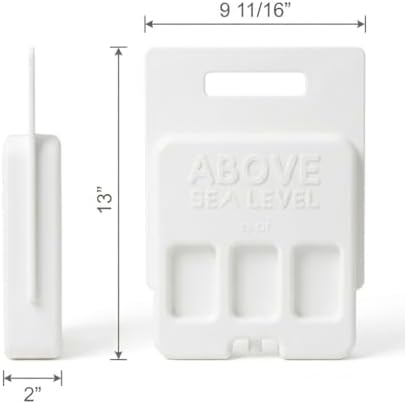 Above Sea Level Ice Pack Divider Compatible with YETI Coolers - Choose Your Size (Tundra Haul, 35/45, 65, Roadie 32, 48/60) - Freeable Cooler Insert for Tundra and Roadie Ice Chests