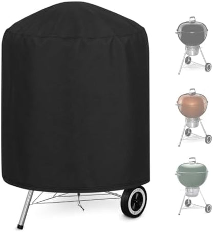 Round BBQ Grill Cover for Weber 22" and Most Kettle Charcoal Grill