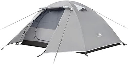 Forceatt Camping Tent 2/3/4 Person, Professional Waterproof & Windproof Lightweight Backpacking Tent Suitable for Outdoor,Hiking,Camping, Mountaineering and Travel