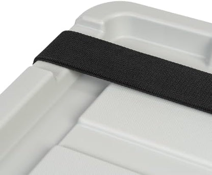 IRIS USA 6-Pack 5 Gal Heavy Duty Lockable Storage Totes with lids, Gray