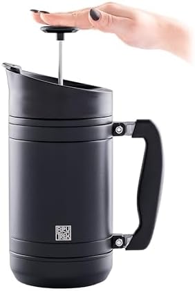 BruTrek by Planetary Design | BaseCamp French Press | 32 fl.oz - Obsidian
