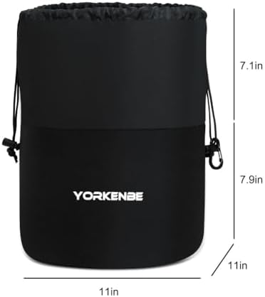 Camping Cookware Mess Kit Bag, High Capacity Camping Tableware Storage Bag, Drawstring Heavy Duty Water Resistant Cookware Organizer for BBQ Outdoor Cooking Essentials (1)