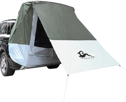SUV Tailgate Tent with Awning, 2-Person Hatchback Tent for Camping